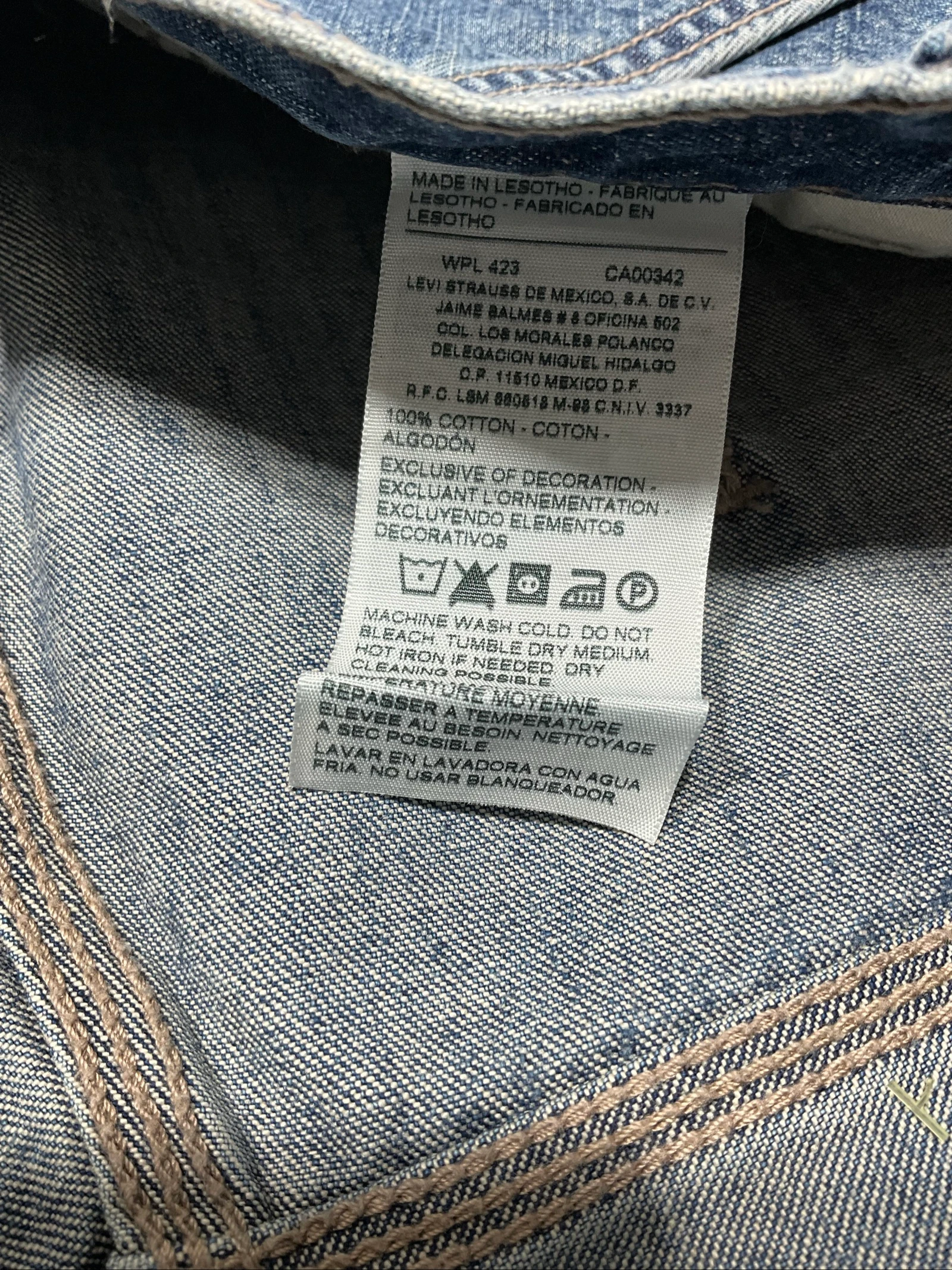 Jean Levi's Signature Carpenter W36 L30 Workwear 100% Coton Bleu – photo 10